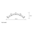 Load image into Gallery viewer, Expand MediaFabric 4x3 Curved - 10ft